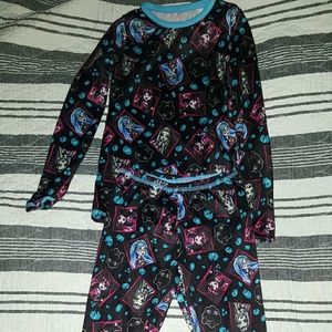 Girls monster high pajamas